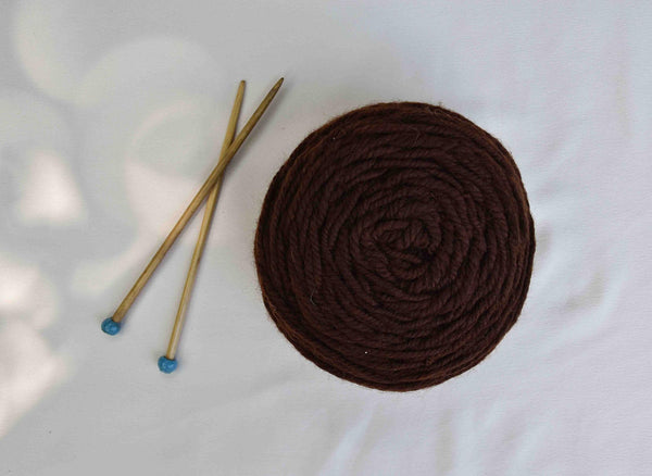 Light brown bamboo yarn, Yarn for knitting