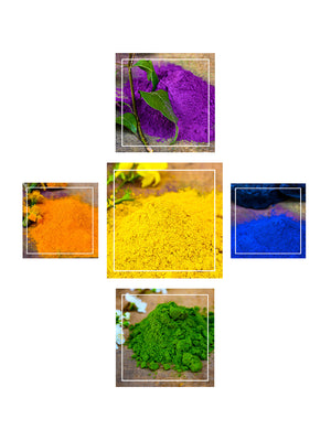 Organic Rangoli Colors – Avani Earthcraft