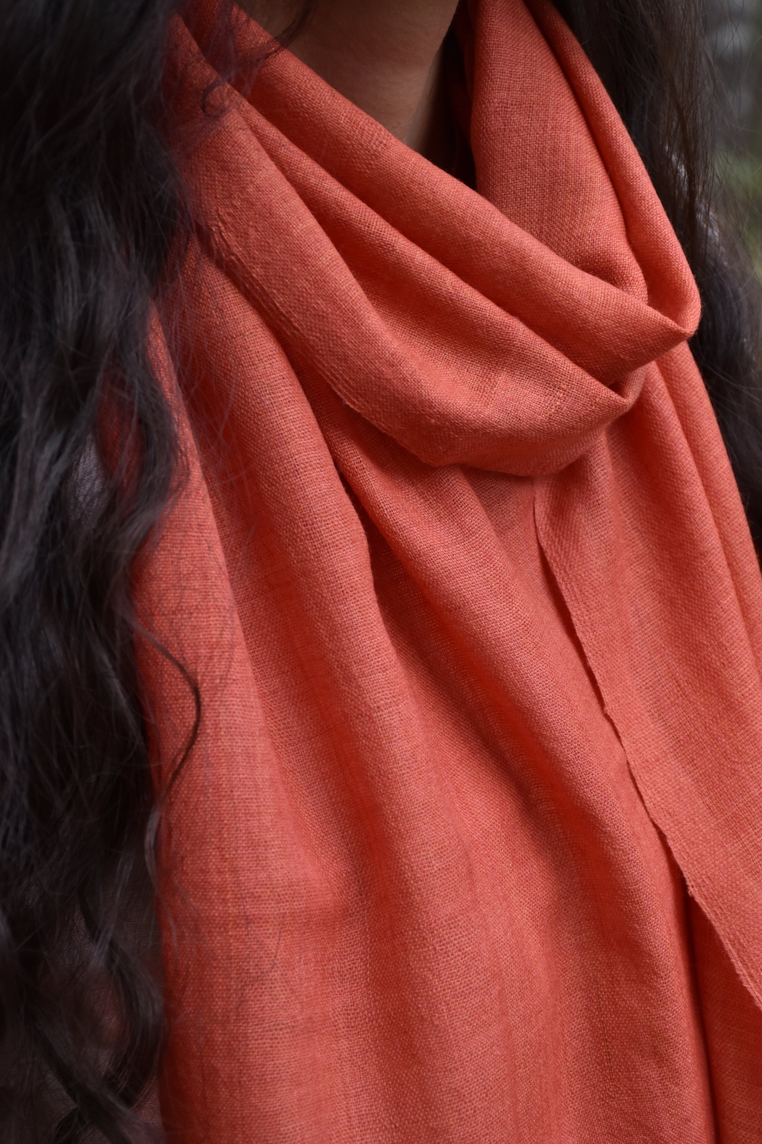 Pure Woolen Scarf | Orange